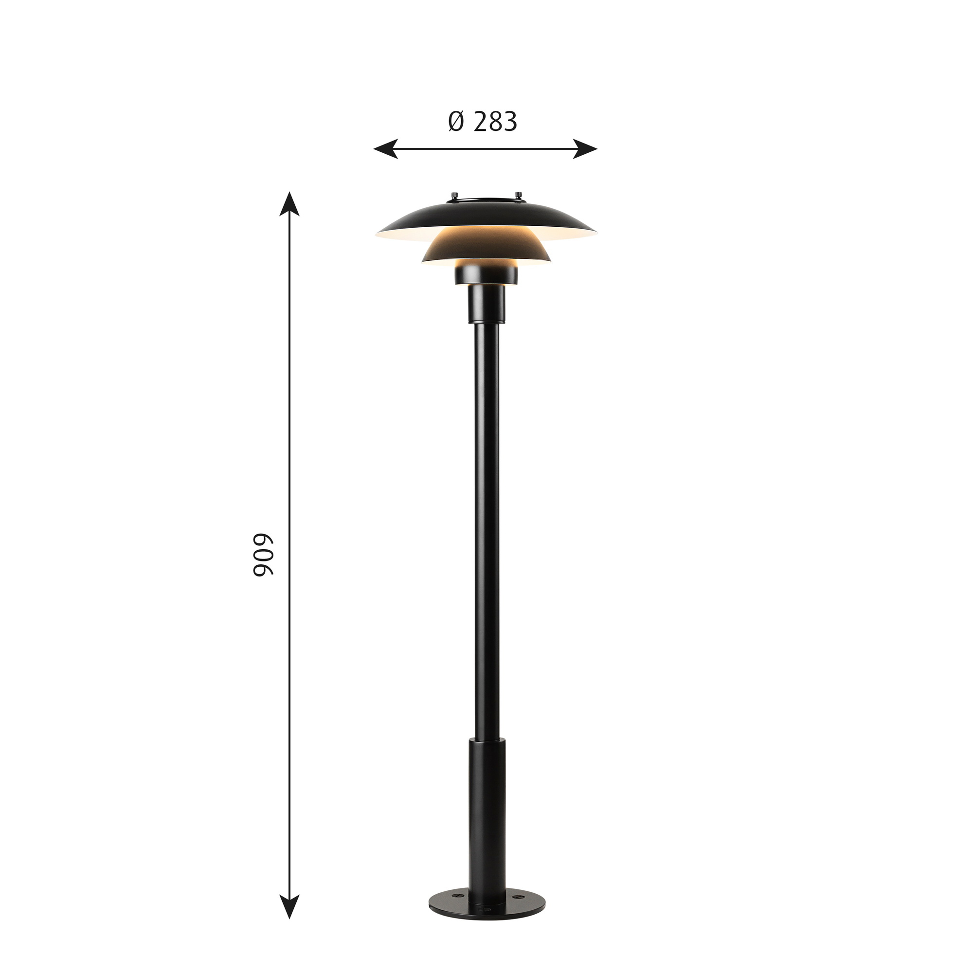 PH 3 - 2 1/2 Outdoor Bollard Louis Poulsen | LOUIS POULSEN